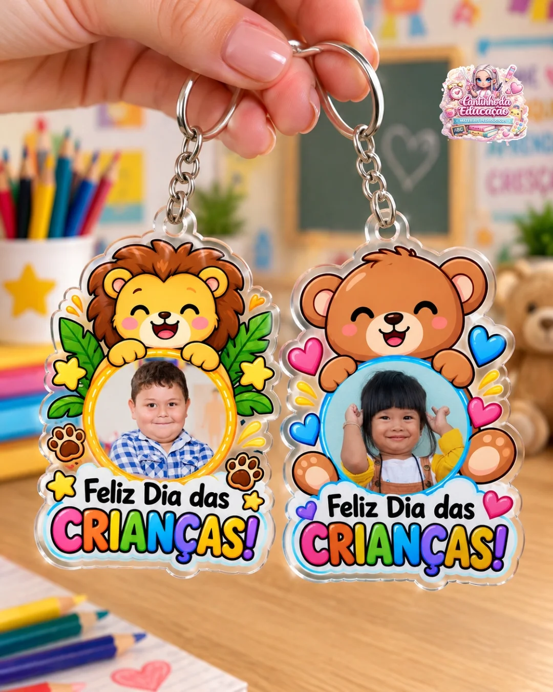 KIT DE CHAVEIROS PERSONALIZADOS – DIA DAS CRIANÇAS — amostra 2: Uma lembrancinha linda, divertida e super especial para… KIT DE CHAVEIROS PERSONALIZADOS – DIA DAS CRIANÇAS — amostra 2: Uma lembrancinha linda, divertida e super especial para…