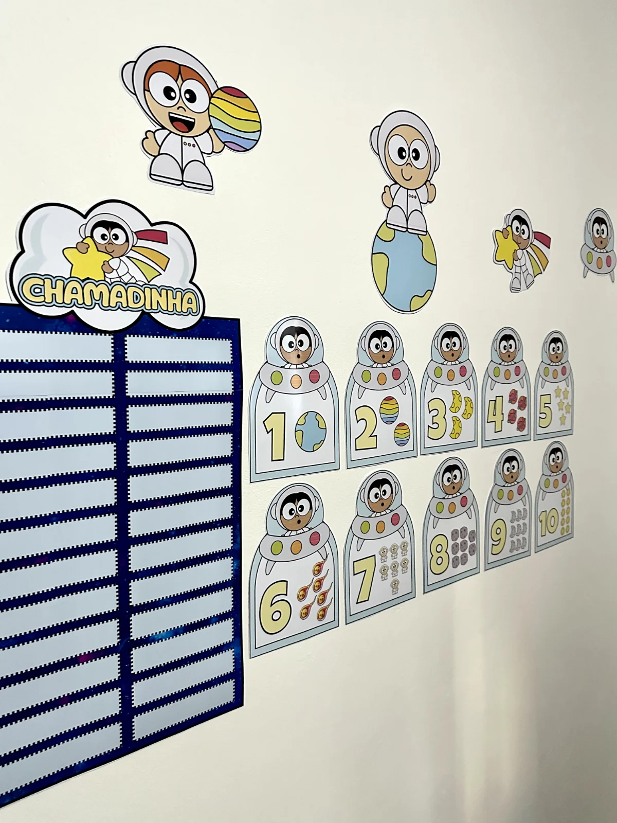 KIT DE DECORAÇÃO DE SALA DE AULA — ASTRONAUTA — amostra 3: Recurso ideal para criar um ambiente alfabetizador lúdico,… KIT DE DECORAÇÃO DE SALA DE AULA — ASTRONAUTA — amostra 3: Recurso ideal para criar um ambiente alfabetizador lúdico,…