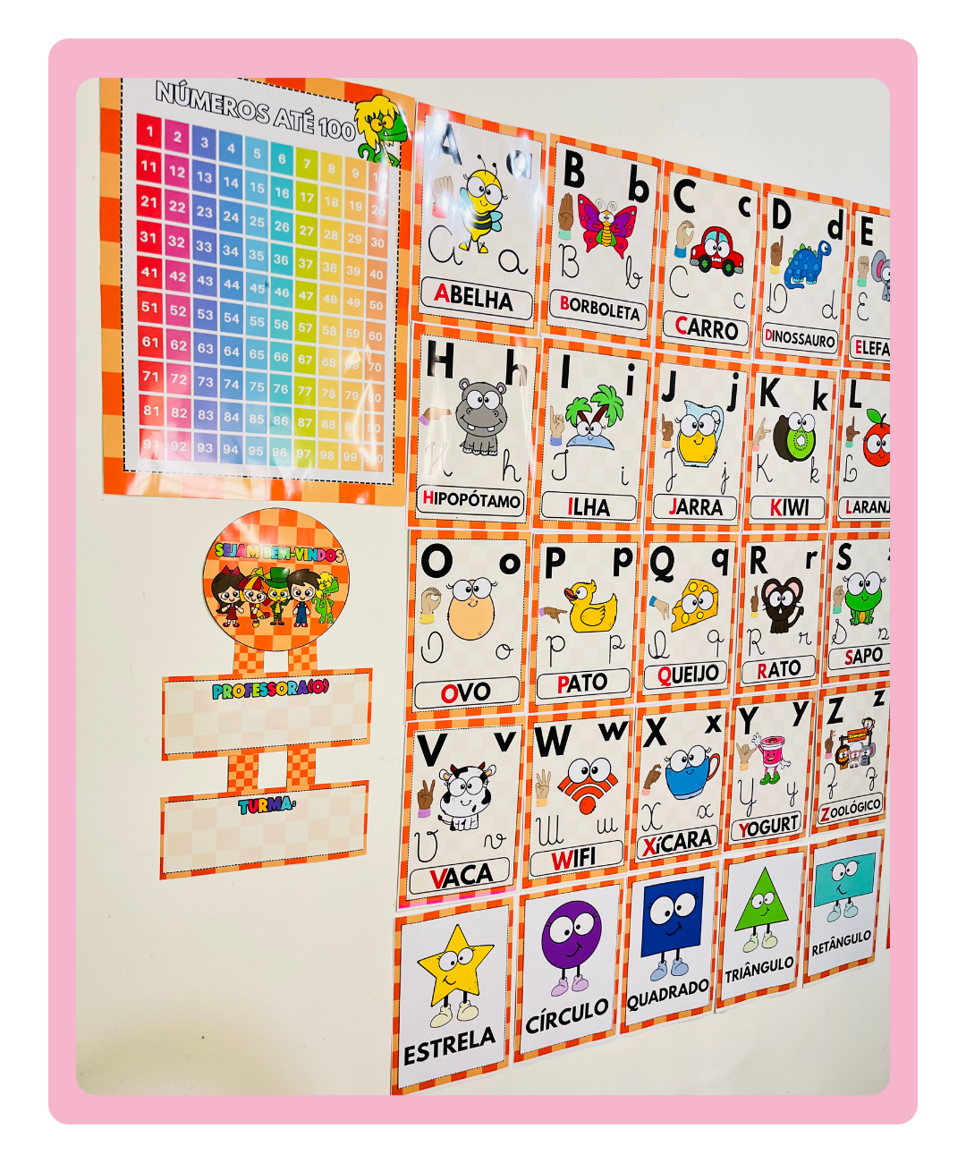 Kit de decoração do Sítio para imprimir — Alfabetização — amostra 3: Peças incluídas no PDF