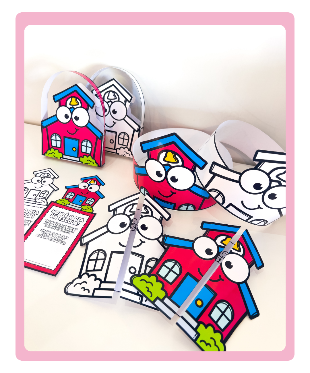 Kit de Dia da Escola para imprimir – Educação Infantil — amostra 5: Prepare a comemoração do Dia da Escola com…