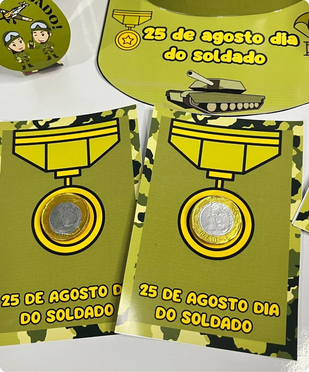 Kit de Dia do Soldado para imprimir – Educação Infantil — amostra 2: Como aplicar em sala