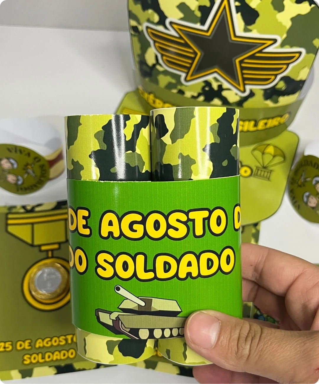 Kit de Dia do Soldado para imprimir – Educação Infantil — amostra 5: Prepare uma vivência do Dia do Soldado com peças de…