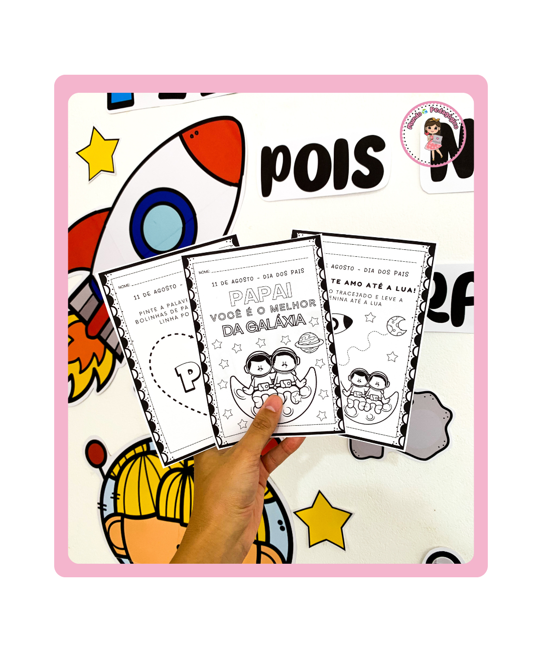 Kit de Dia dos Pais para imprimir — Anos Iniciais — amostra 7: Prepare a sala e organize uma atividade de Dia dos Pais com…