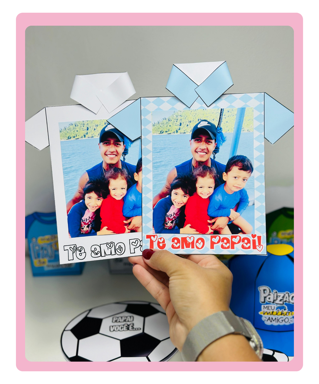 Kit de Dia dos Pais para imprimir com painel e lembrancinhas — amostra 4: Para quem este material é indicado