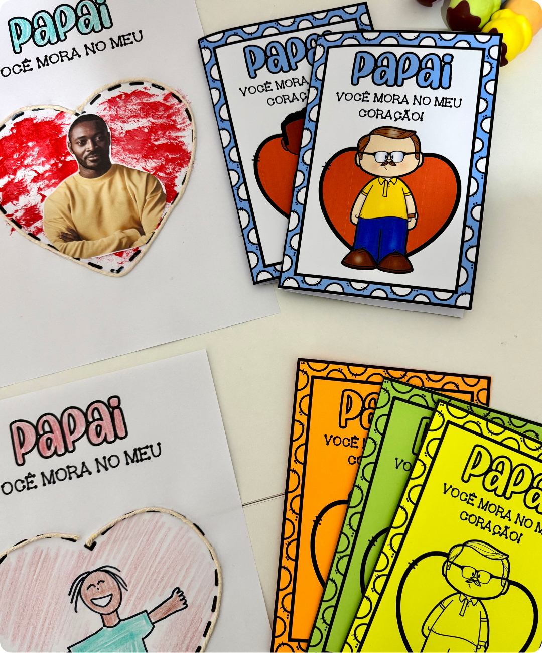 Kit de Dia dos Pais para imprimir — Educação Infantil — amostra 1: Da impressão à atividade com a turma