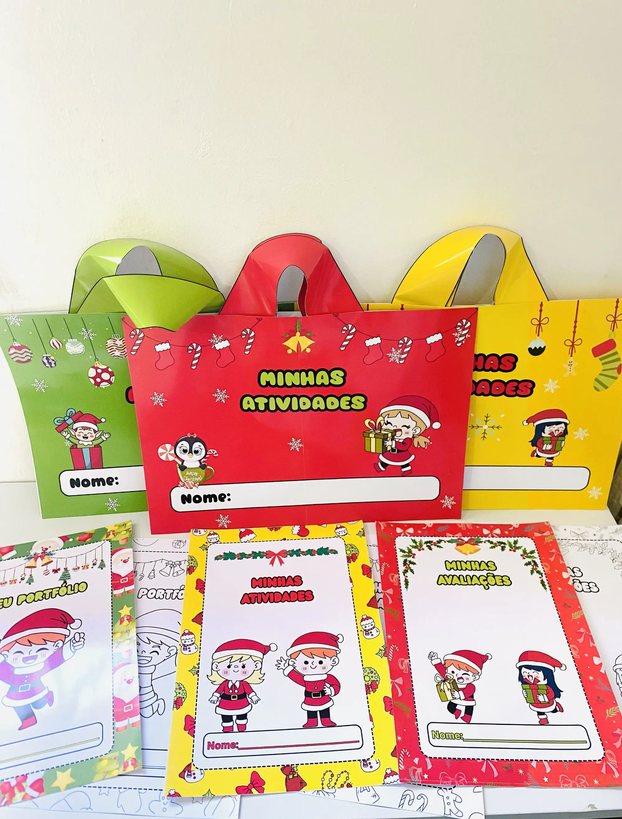 Kit de Envelopes e Sacolas Natalinas – Organização e Criatividade — amostra 2: Kit de envelopes e sacolas para organizar…