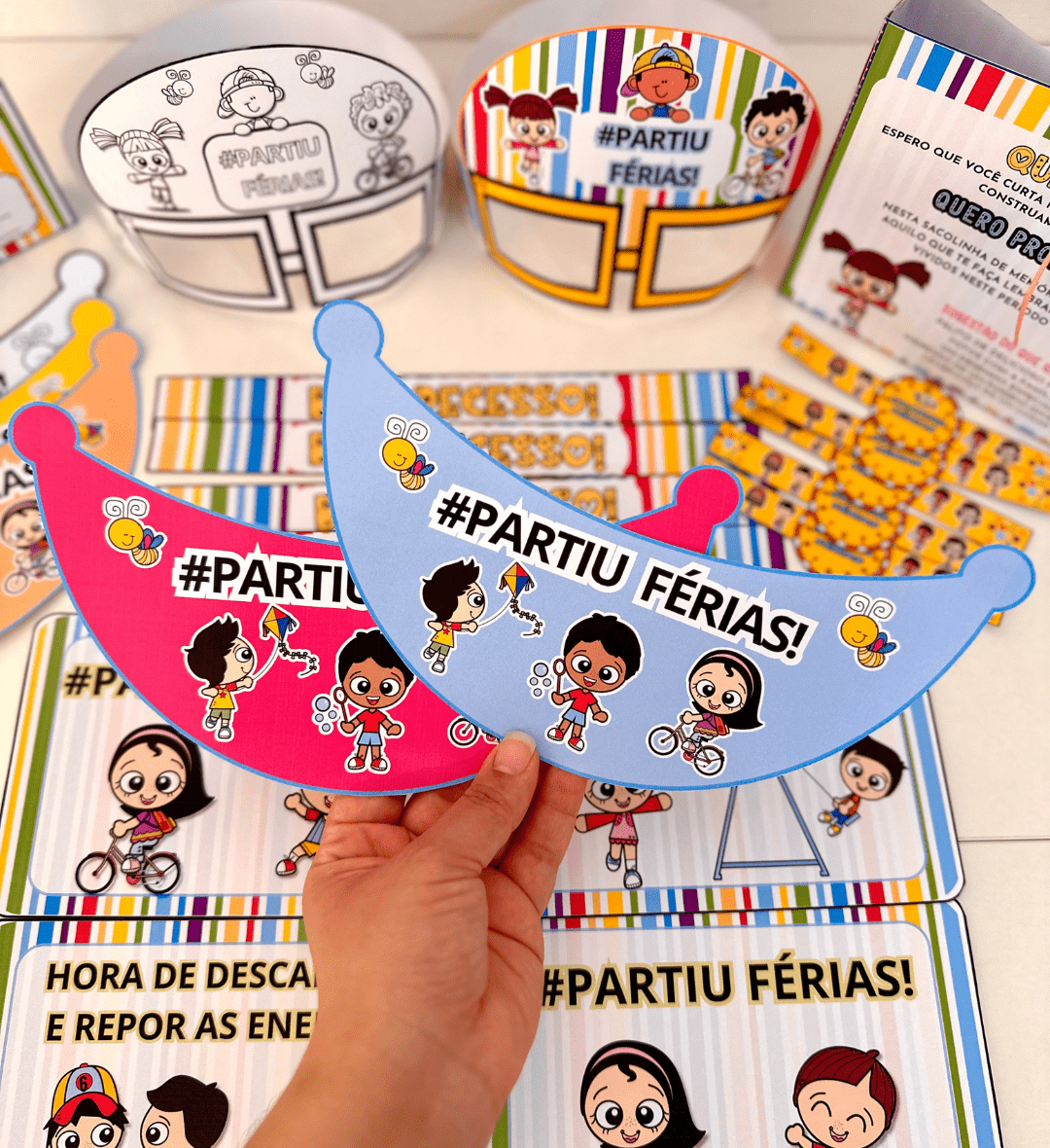 Kit de Férias para Educação Infantil em PDF para Imprimir — amostra 3: Como usar em sala de aula