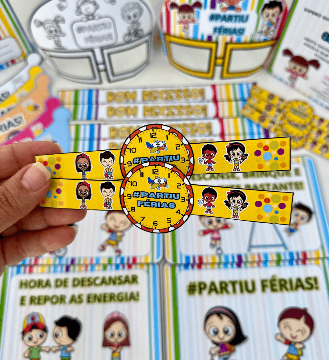 Kit de Férias para Educação Infantil em PDF para Imprimir — amostra 5: Prepare uma despedida de férias mais lúdica com um…