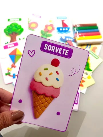 Kit de Fichas de Modelagem com Massinha — amostra 1: Aprender brincando nunca foi tão divertido