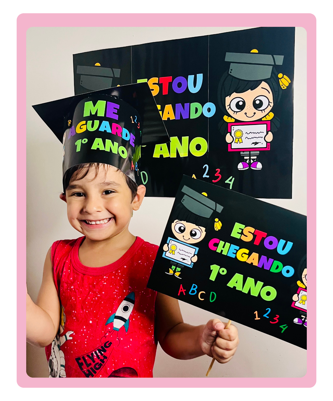 Kit de formatura ABC para imprimir – Educação Infantil — amostra 1: Uma celebração para marcar a passagem da pré-escola