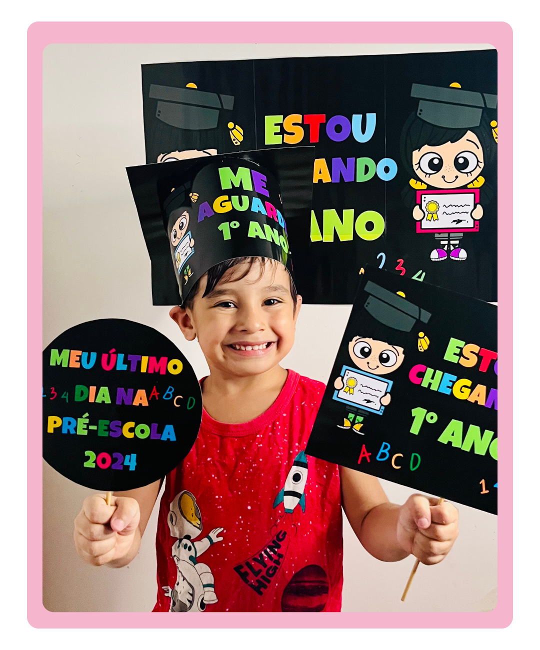 Kit de formatura ABC para imprimir – Educação Infantil — amostra 2: Como aplicar com a turma