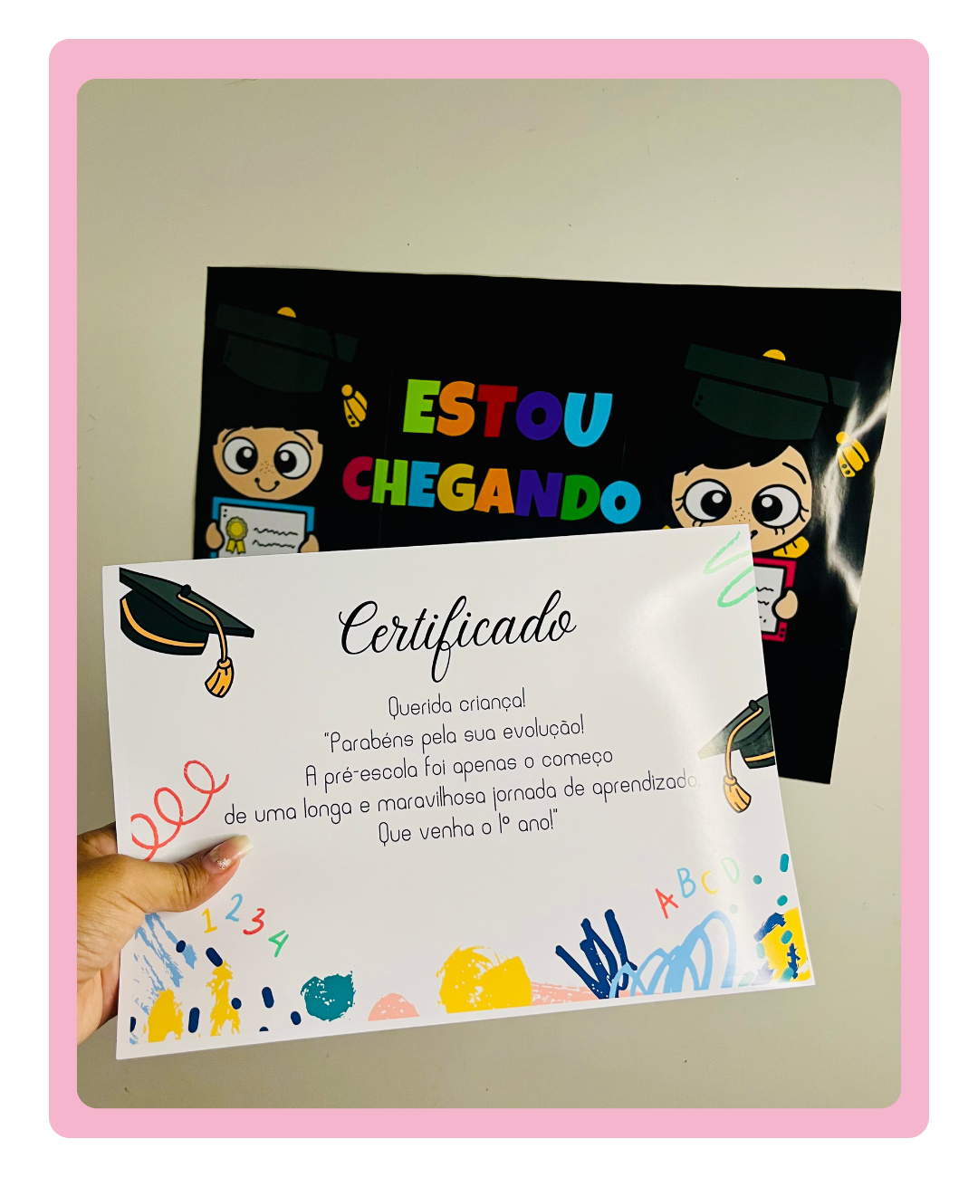 Kit de formatura ABC para imprimir – Educação Infantil — amostra 5: Prepare a celebração de encerramento da pré-escola com…