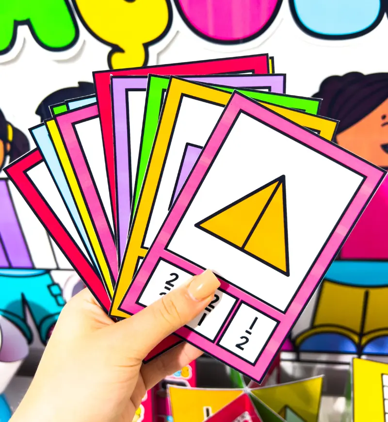 Kit de Frações: Jogos e Atividades em PDF para Imprimir — amostra 6: Apresente frações com denominadores até 6 por meio de…