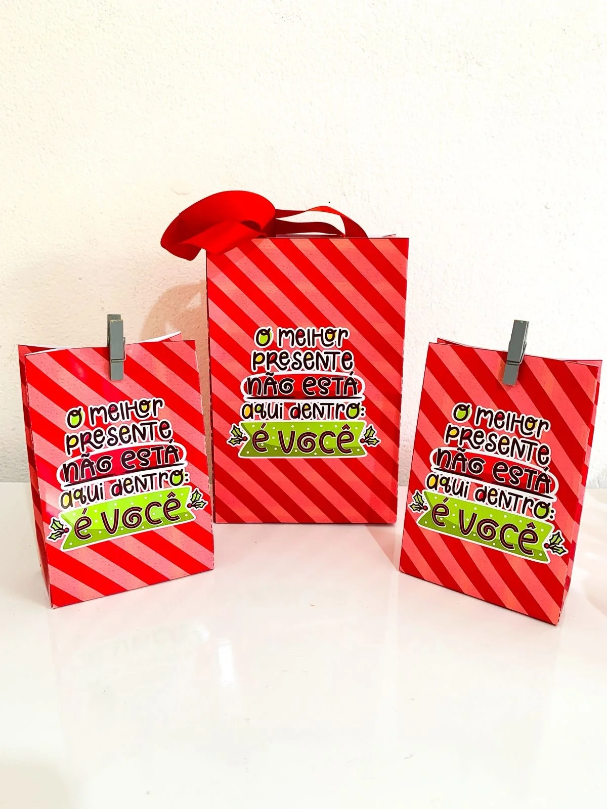 Kit de lembrancinha natalina — amostra 6: 🎄🎁Kit Lembrancinhas tema Natal