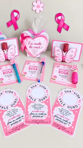 Kit de Lembrancinha Outubro Rosa 🩷 — capa do material