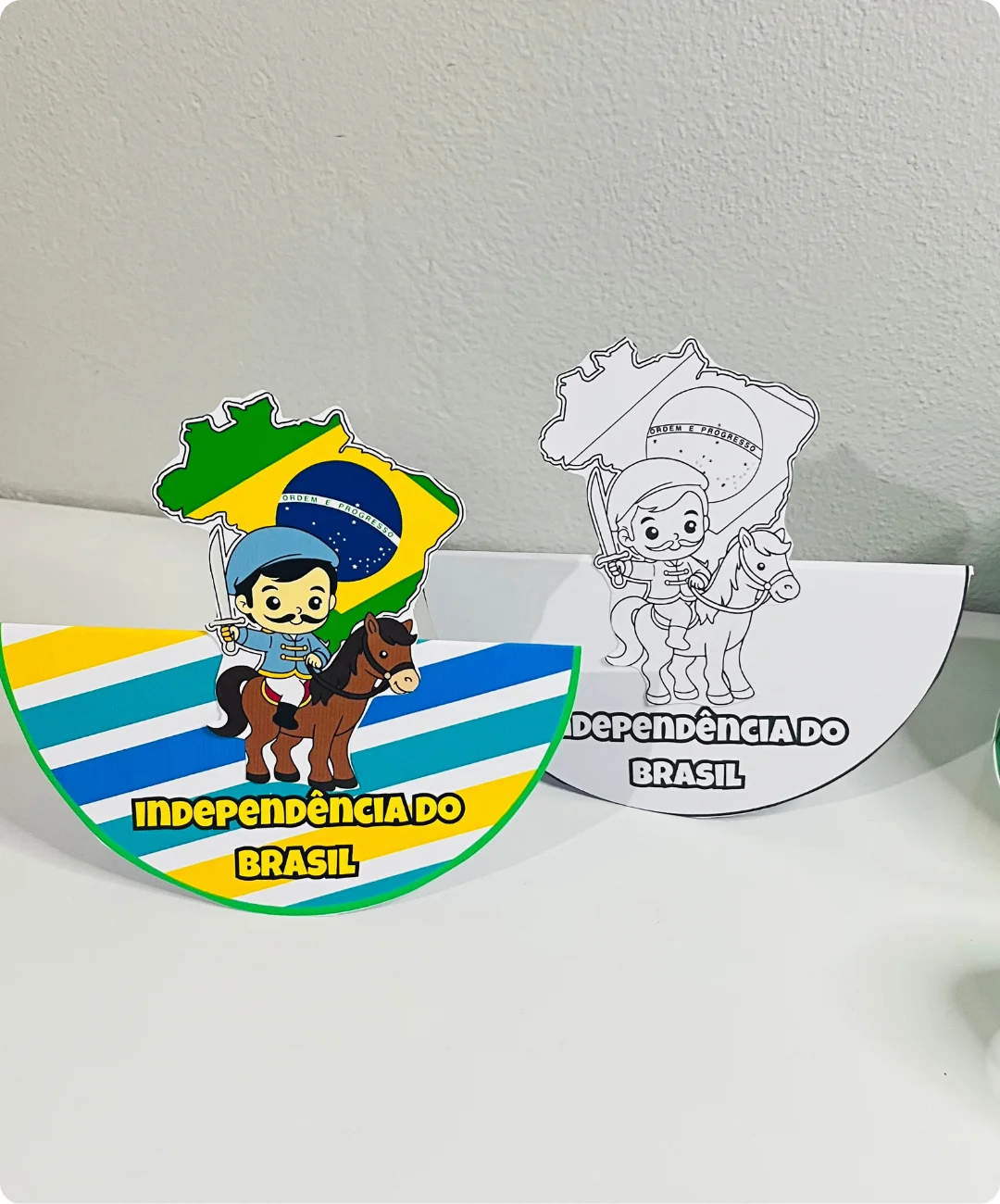 Kit de lembrancinhas da Pátria para imprimir — amostra 2: Como aplicar em sala