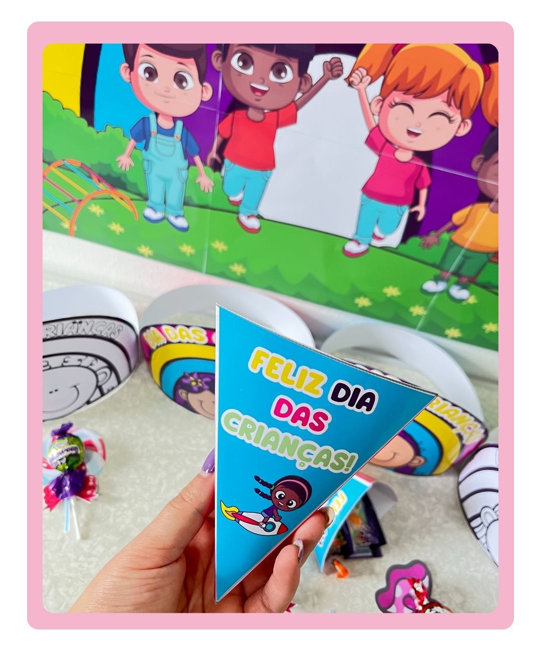 Kit de lembrancinhas de Dia das Crianças para imprimir — amostra 1: Uma proposta prática para celebrar com a turma
