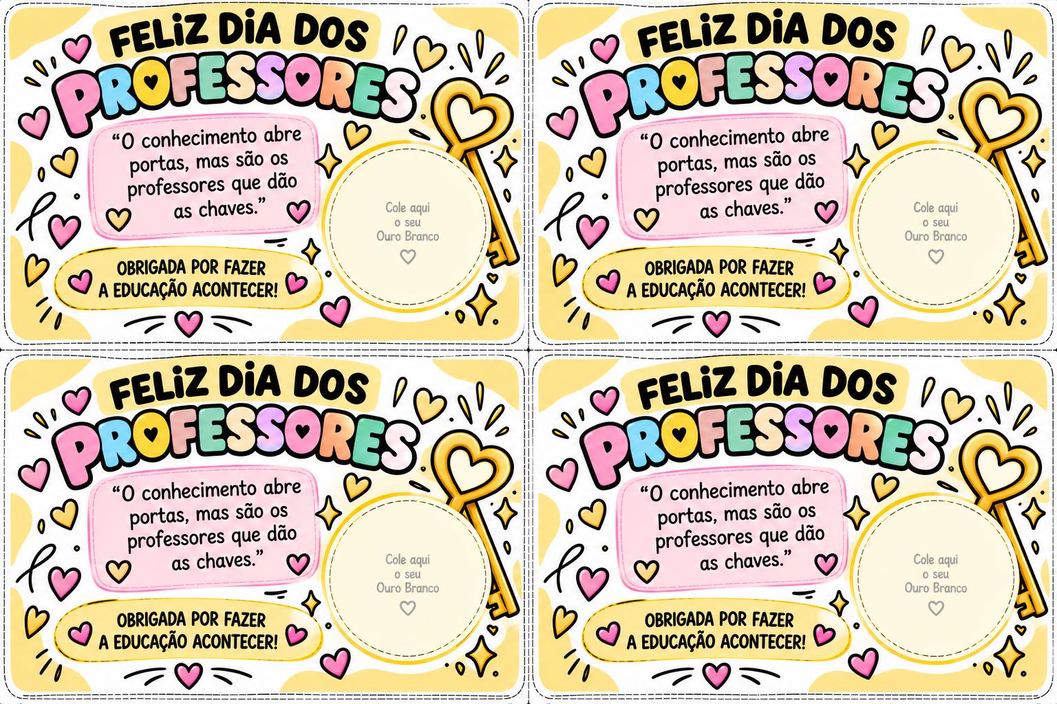 Kit de lembrancinhas - Dia dos Professores — capa do material