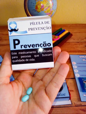 Kit de Lembrancinhas Novembro Azul - Ensino Fundamental — amostra 6: 👔Prof, vamos falar de prevenção com acolhimento,…
