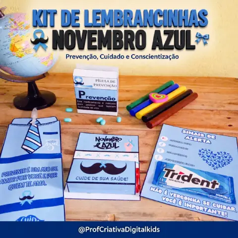 Kit de Lembrancinhas Novembro Azul - Ensino Fundamental — capa do material
