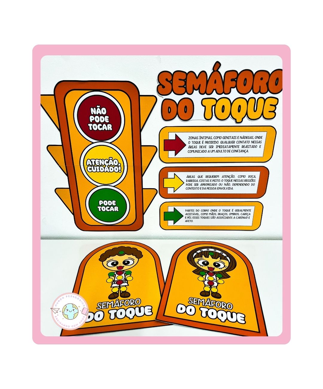 Kit de Maio Laranja para imprimir — anos iniciais — capa do material