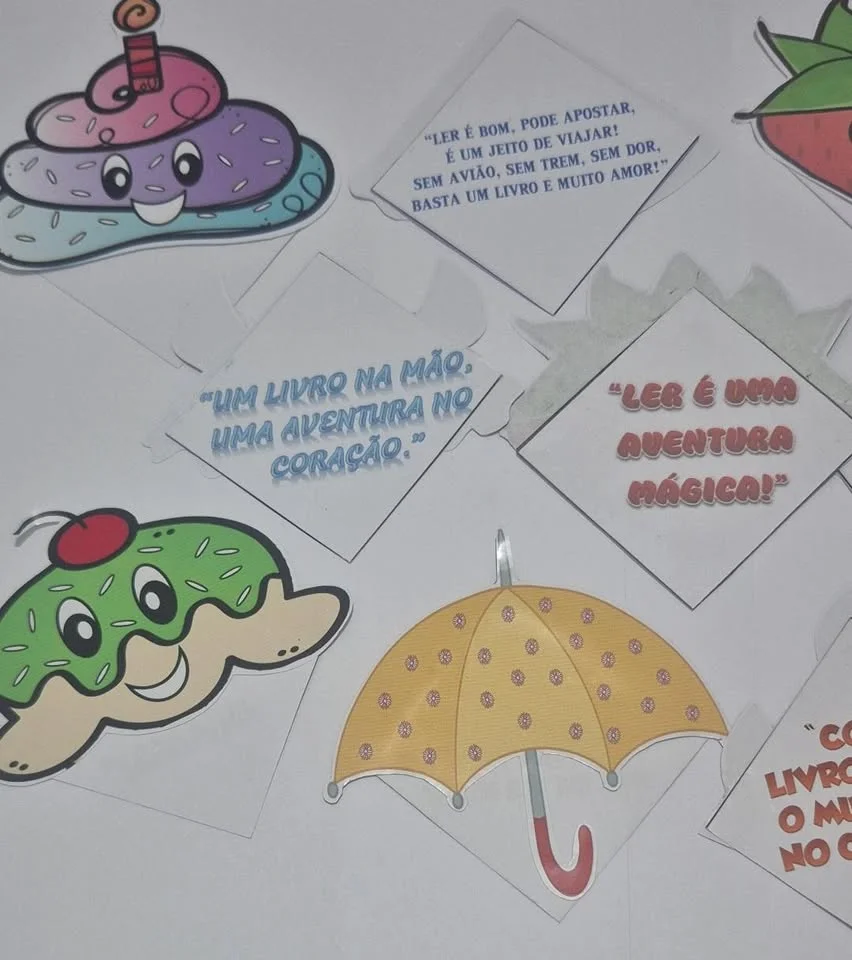 📚✨Kit de Marcadores de Página Fofinhos e Divertidos s📚✨em PDF pronto para imprimir — amostra 6: 🌟 Incentive a leitura…