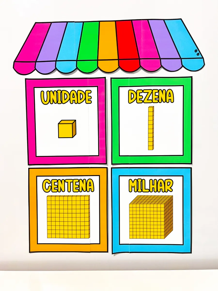 Kit de Material Dourado para Alfabetização Matemática — Atividades para 1º ano: Kit de material dourado para trabalhar…