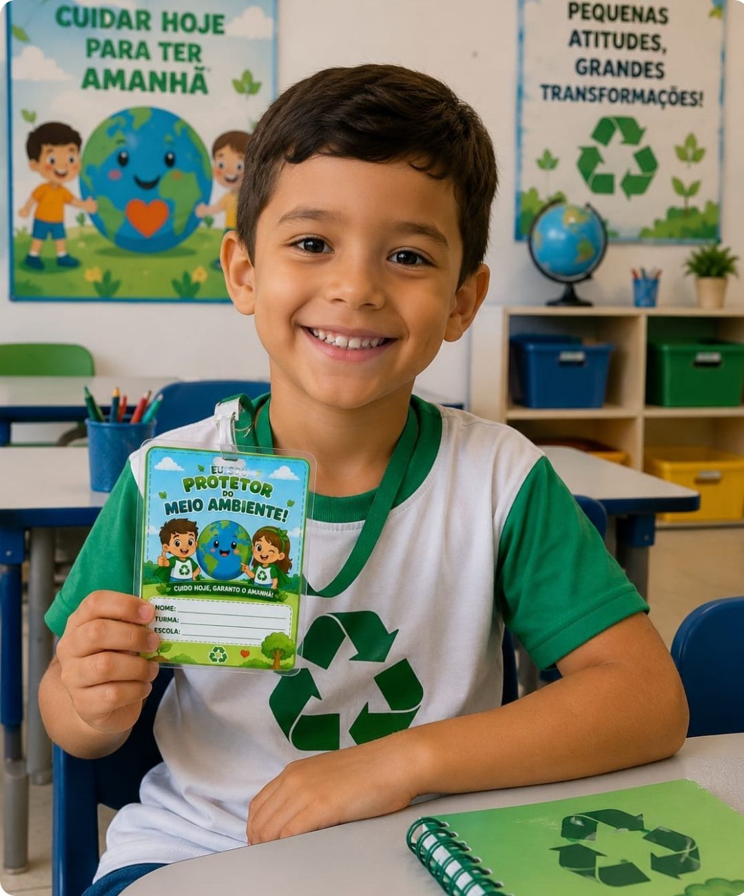 Kit de meio ambiente para imprimir — Educação Infantil — amostra 2: O que vem no PDF