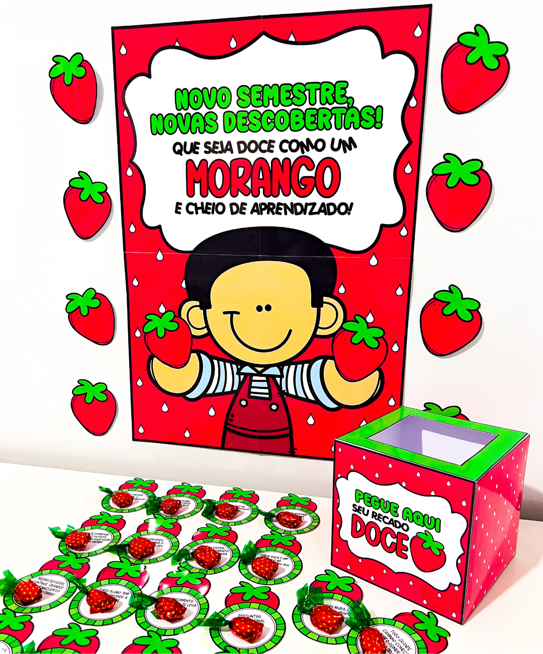 Kit de morango do amor para imprimir — amostra 3: O que caracteriza o material