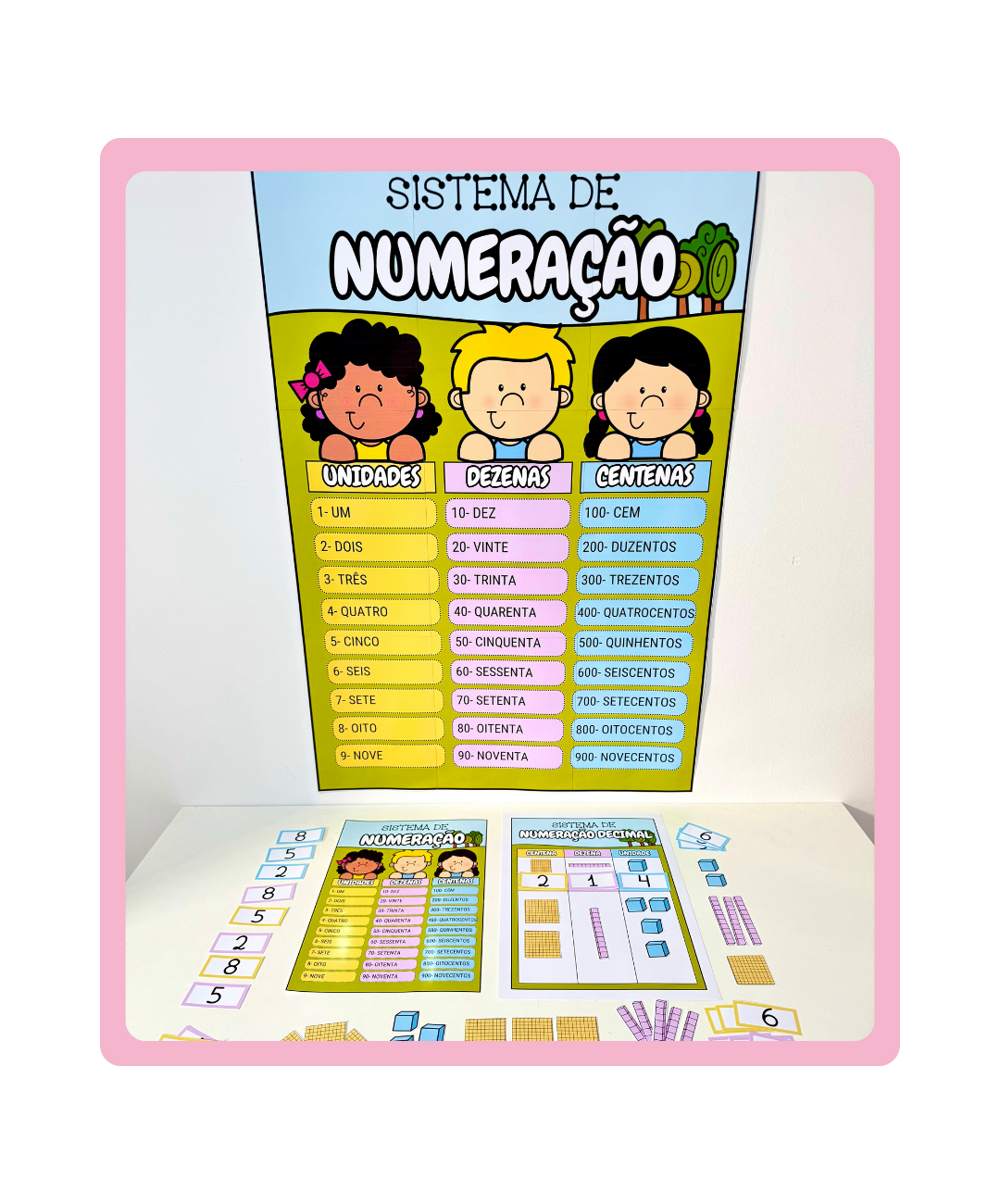Kit de numeração para imprimir — Educação Infantil e Anos Iniciais — capa do material