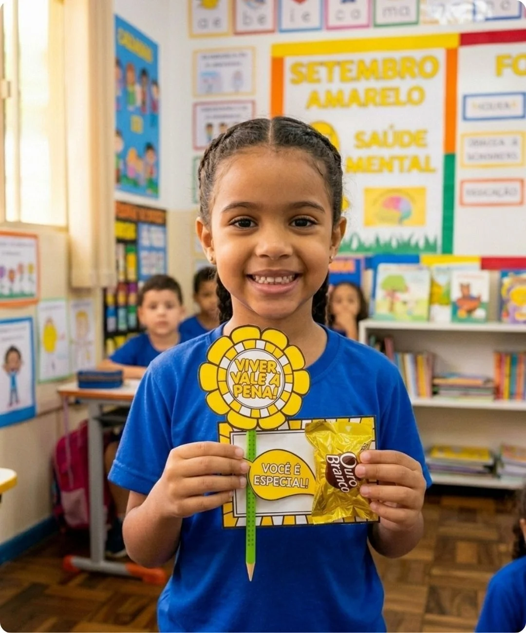 Kit de Setembro Amarelo para imprimir — Português para Educação Infantil: Prepare uma entrega especial para a turma com…