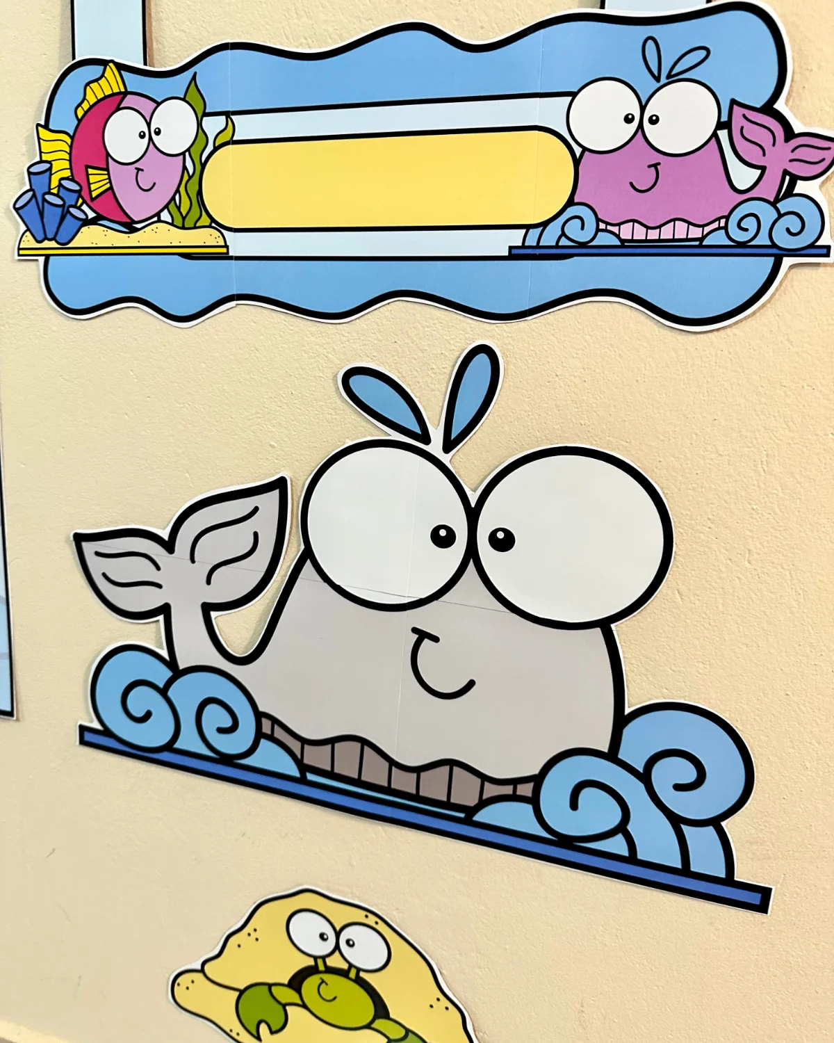 Kit decoração de sala de aula – Fundo do mar — amostra 2: Transforme sua sala de aula em um ambiente acolhedor, organizado…