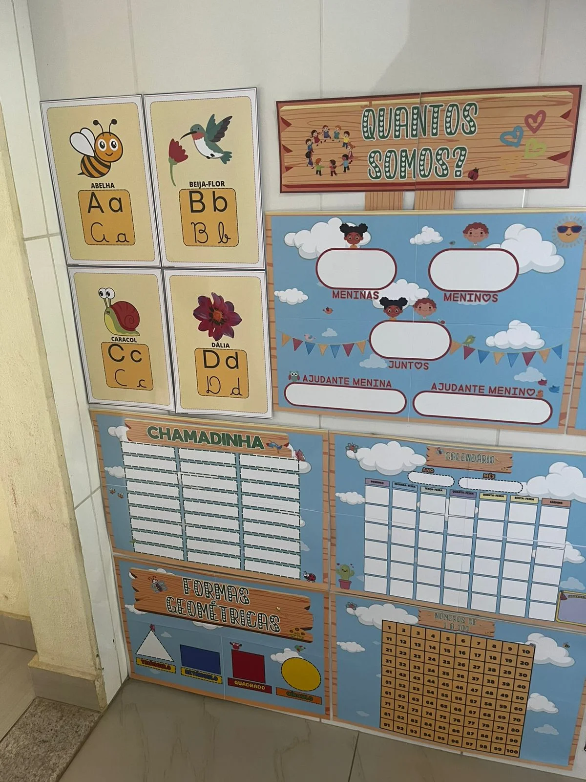 Kit Decoração de Sala de Aula Natureza – Painéis de Rotina, Alfabeto e Silabário Ilustrado — amostra 3: Transforme sua sala…