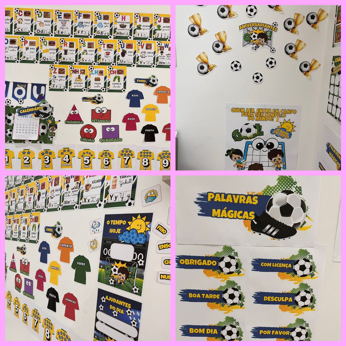 Kit decoração sala de aula: copa do mundo – PDF para Imprimir | Educação Infantil — amostra 2: Sobre o KIT DECORAÇÃO SALA…