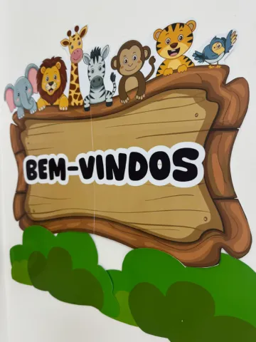 Kit Decoração Sala de Aula Safari Completo para Imprimir — amostra 5: Kit decoração de sala Safari em PDF com alfabeto,…