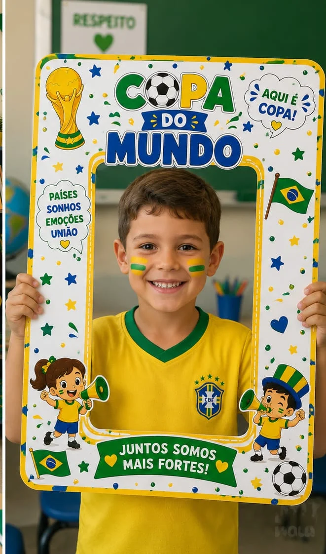 Kit decorativo +adereços copa do mundo — amostra 1: KIT COPA DO MUNDO DECORAÇÃO E ACESSÓRIOS PEDAGÓGICOS Transforme sua…