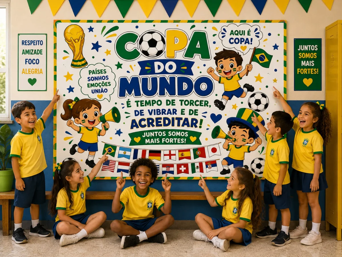 Kit decorativo +adereços copa do mundo — capa do material