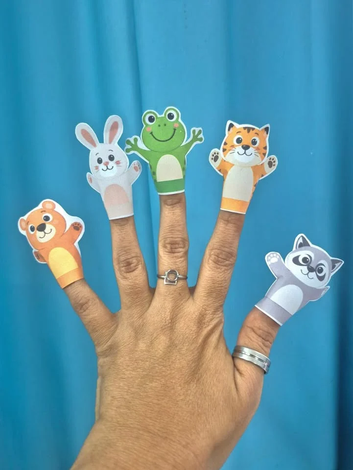 🐻Kit Dedoches para Semana das Crianças🐰Em PDF pronto para imprimir🐻 — amostra 1: Transforme a sala de aula ou o momento…