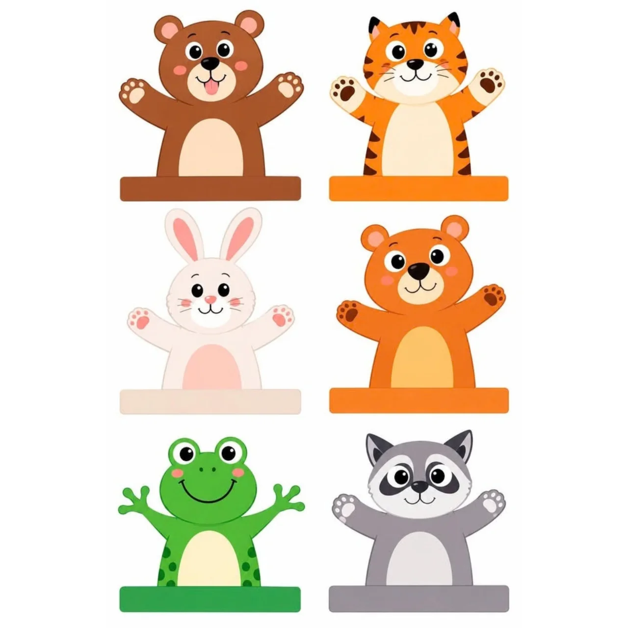 🐻Kit Dedoches para Semana das Crianças🐰Em PDF pronto para imprimir🐻 — amostra 3: Transforme a sala de aula ou o momento…