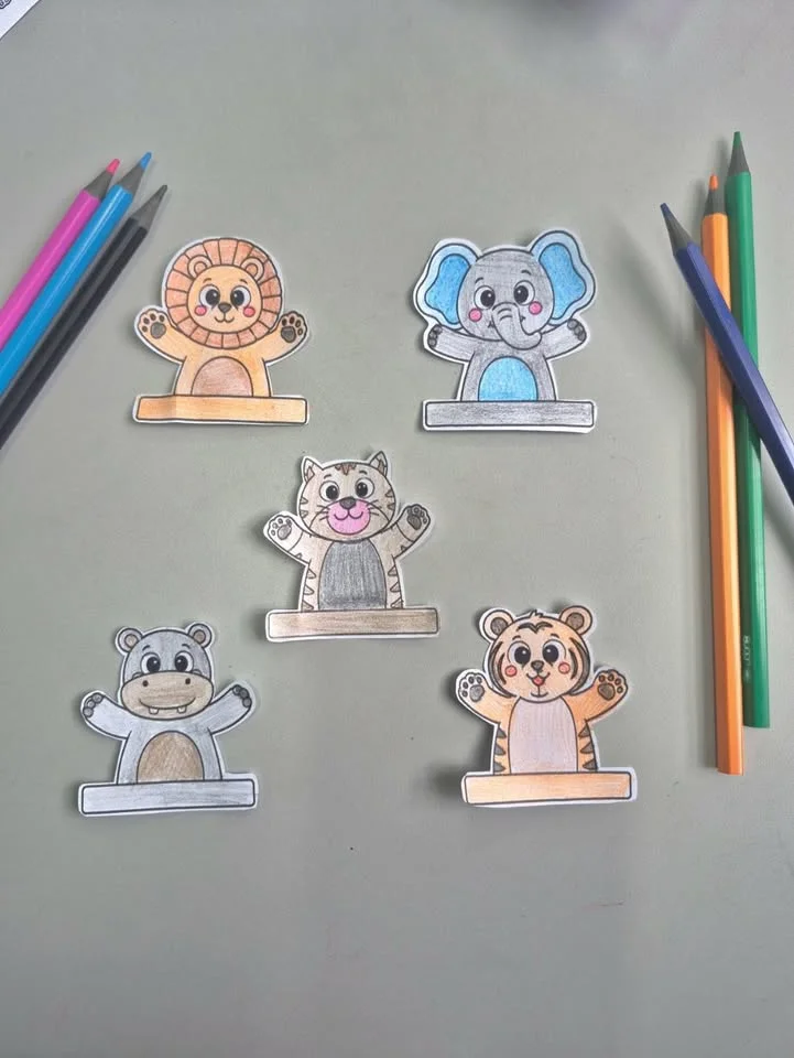 🐻Kit Dedoches para Semana das Crianças🐰Em PDF pronto para imprimir🐻 — amostra 5: Transforme a sala de aula ou o momento…