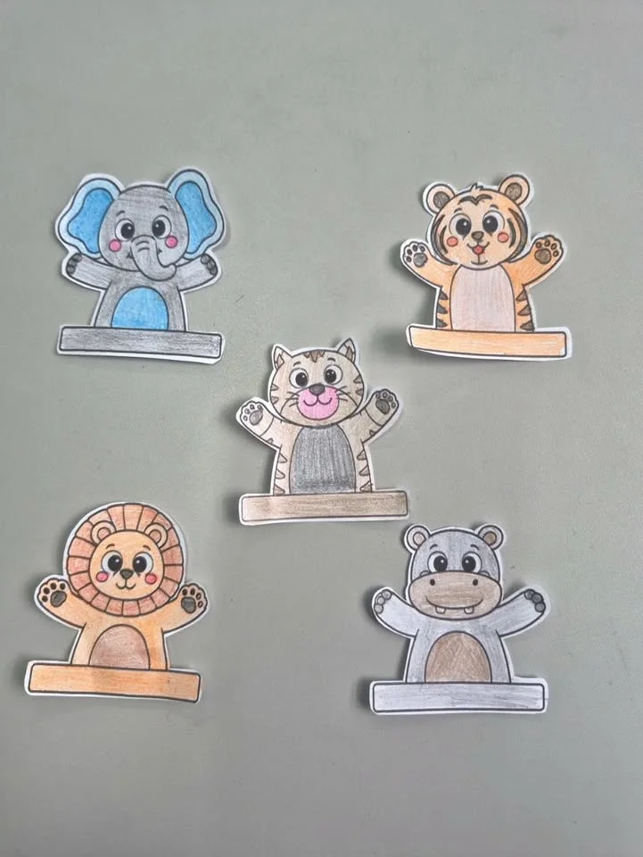 🐻Kit Dedoches para Semana das Crianças🐰Em PDF pronto para imprimir🐻 — amostra 6: Transforme a sala de aula ou o momento…