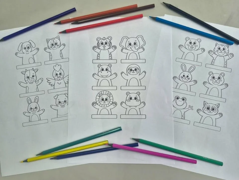 🐻Kit Dedoches para Semana das Crianças🐰Em PDF pronto para imprimir🐻 — amostra 7: Transforme a sala de aula ou o momento…