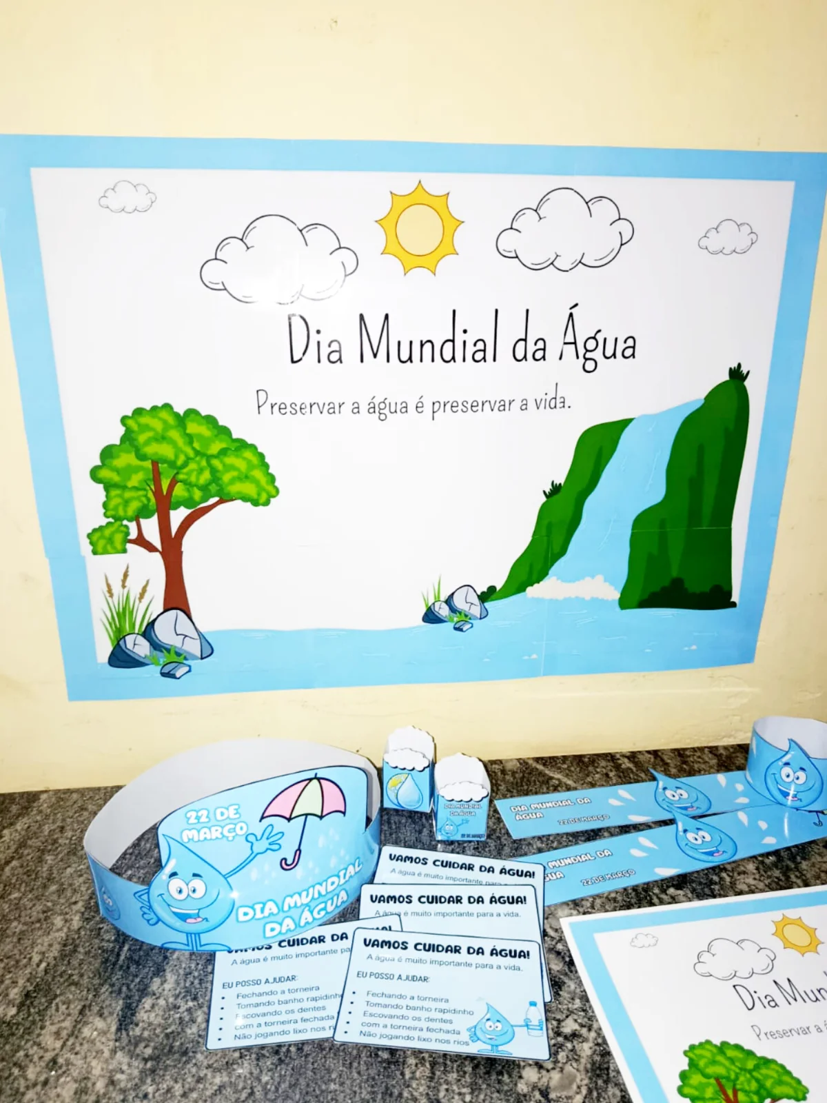 Kit dia da água – 22 de março – Material Pedagógico — amostra 3: Um recurso pedagógico completo, lúdico e visual para…