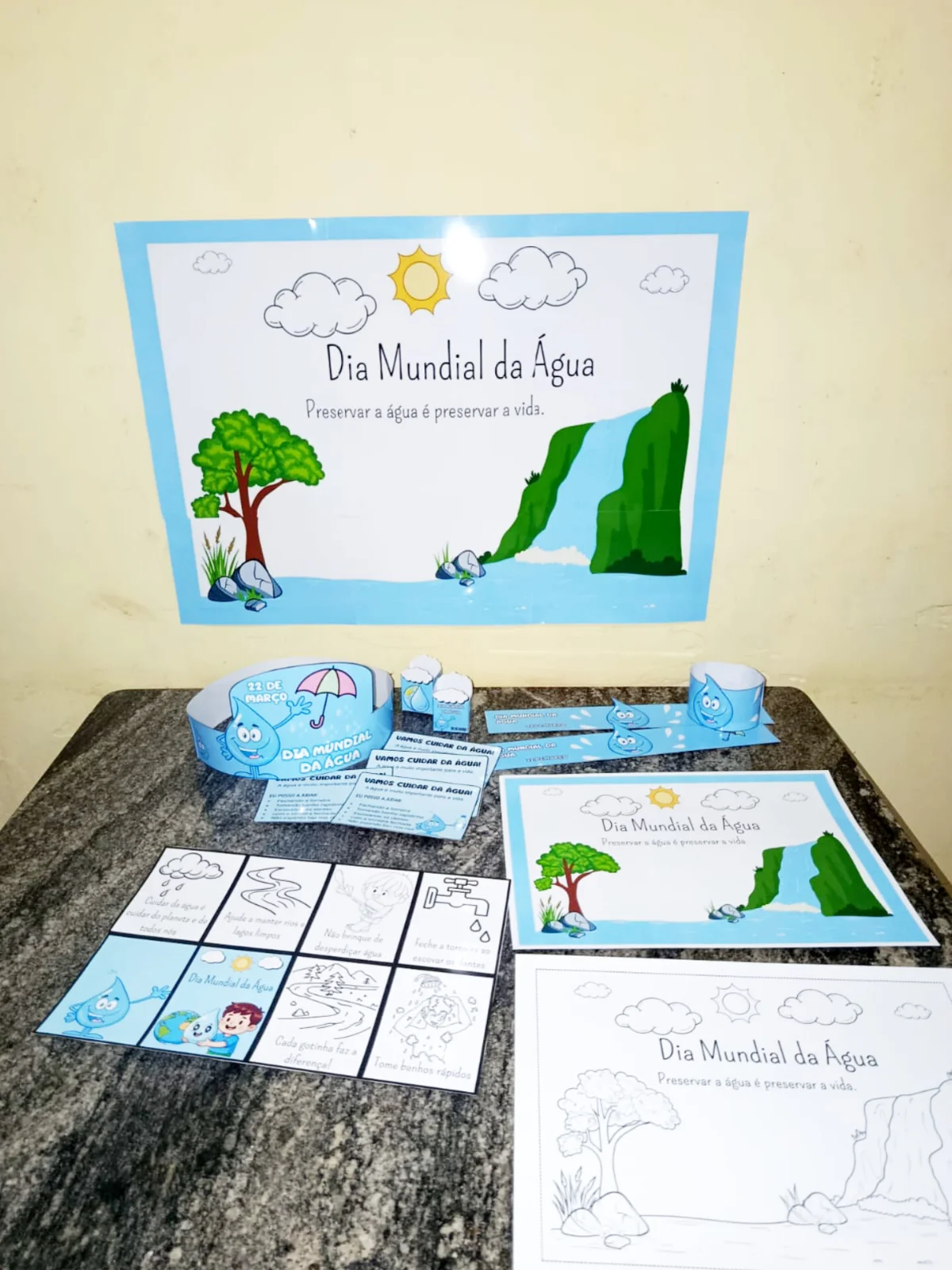 Kit dia da água – 22 de março – Material Pedagógico — amostra 4: Um recurso pedagógico completo, lúdico e visual para…