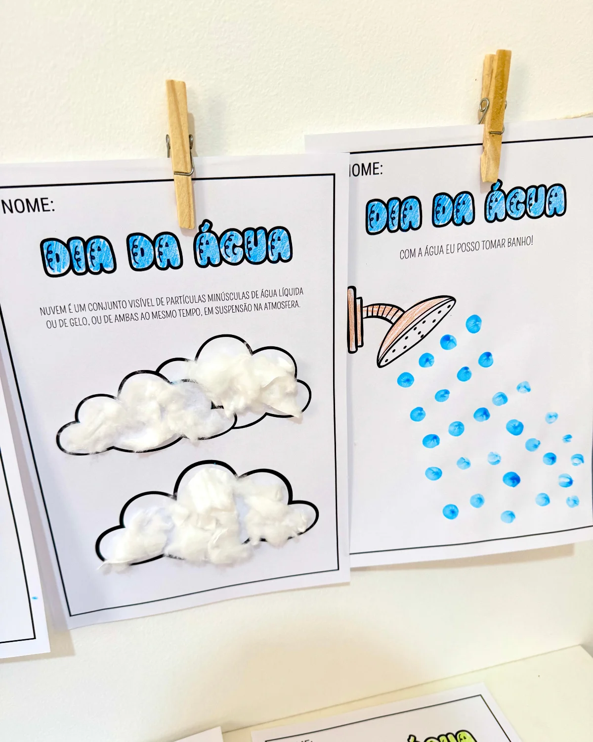 Kit Dia da Água - 9 folhas de atividades — amostra 7: Explore a criatividade com o Kit de Artes Dia da Água