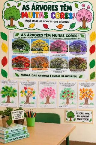 🌳 KIT DIA DA ÁRVORE - AS ÁRVORES TÊM MUITAS CORES! — amostra 3: Um kit completo para trabalhar o Dia da Árvore com as…