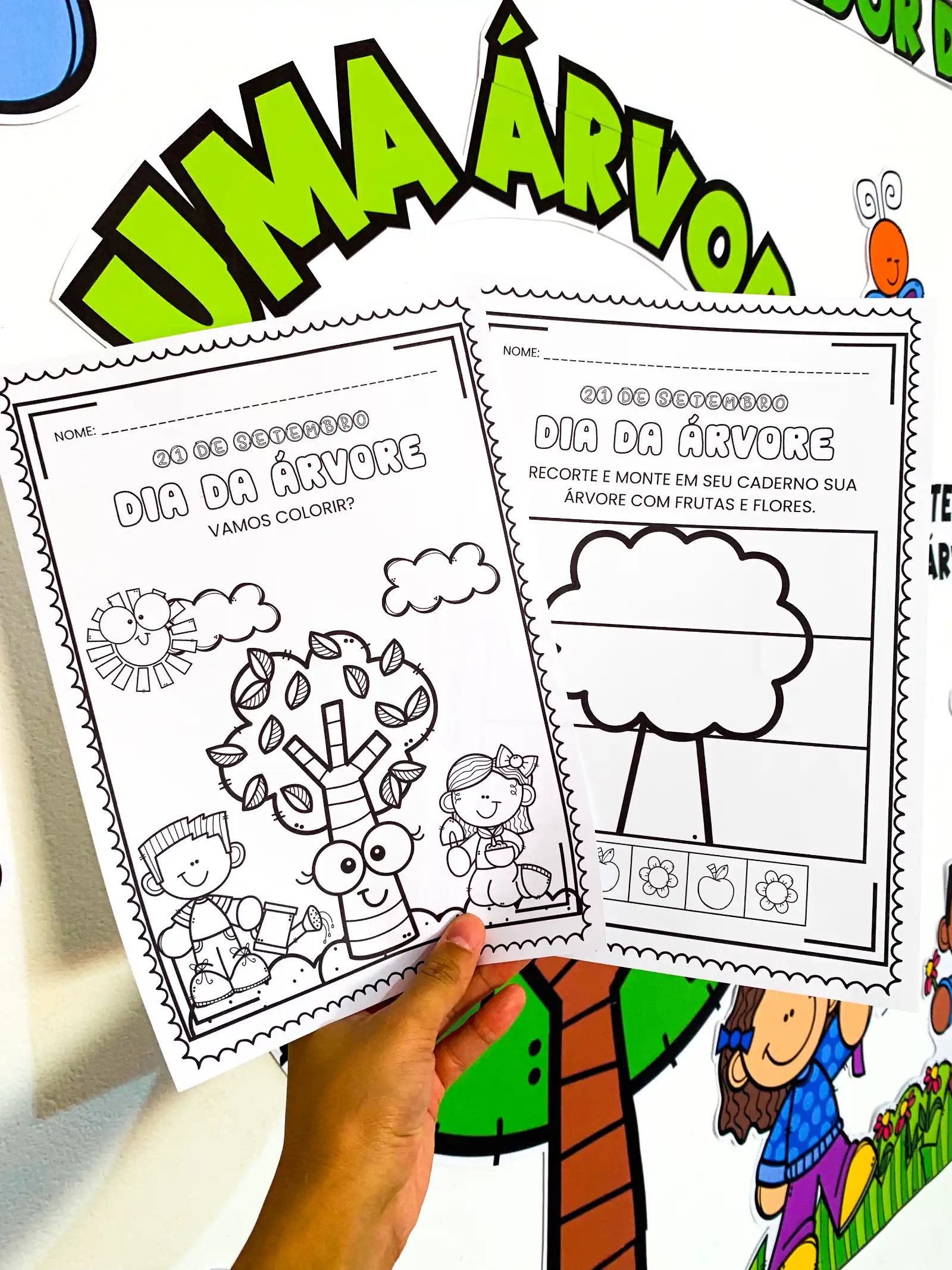 Kit Dia da Árvore – Atividades para Imprimir — amostra 1: O que vem no material