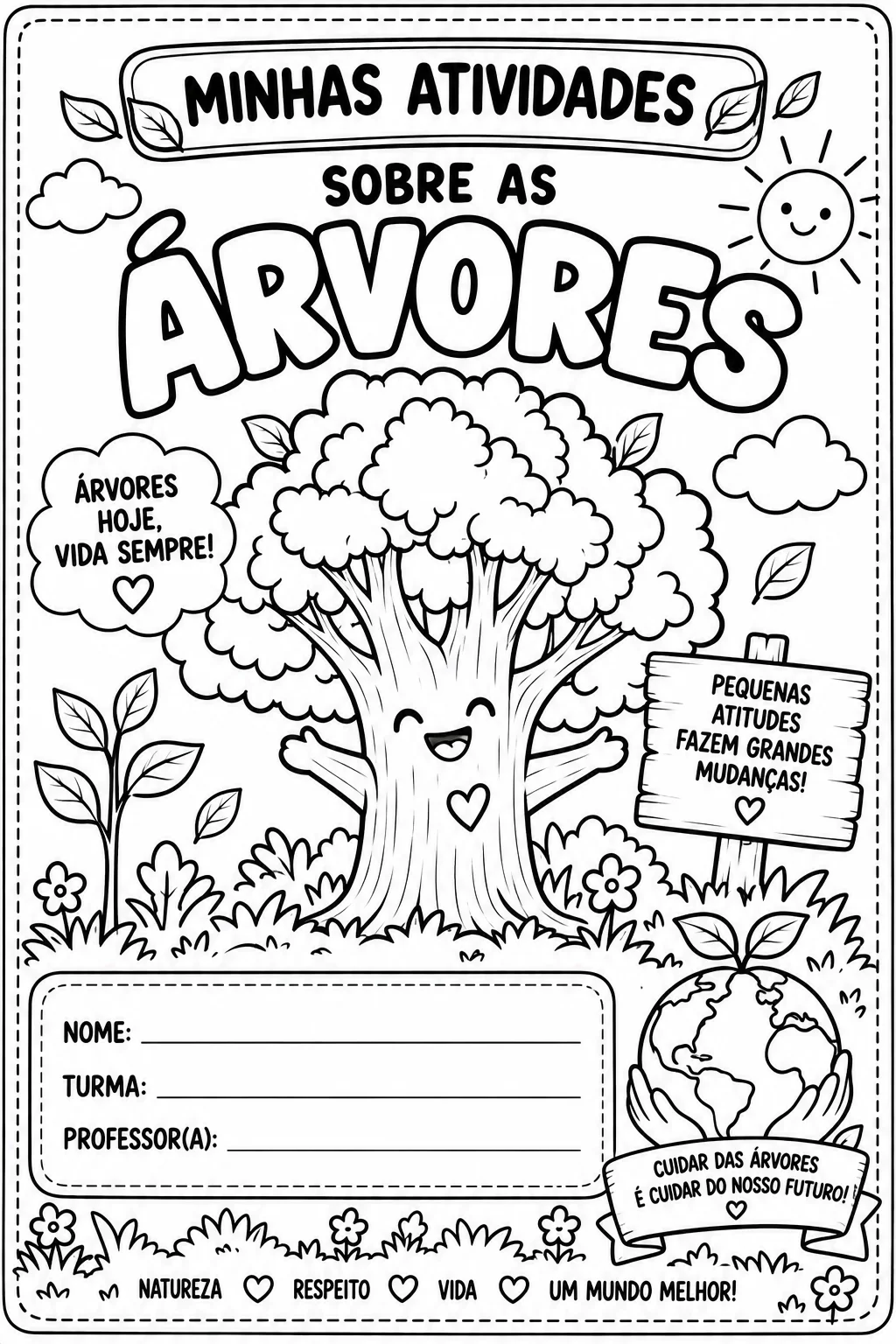 Kit Dia da Árvore – Educação Infantil - Atividades Lúdicas — capa do material