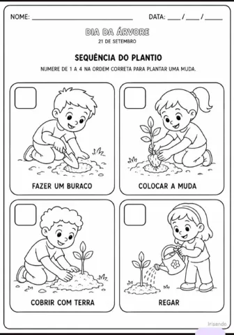 🌳 KIT DIA DA ÁRVORE — EDUCAÇÃO INFANTIL — amostra 1: O kit inclui 5 atividades em preto e branco + 1 pôster educativo… 🌳 KIT DIA DA ÁRVORE — EDUCAÇÃO INFANTIL — amostra 1: O kit inclui 5 atividades em preto e branco + 1 pôster educativo…