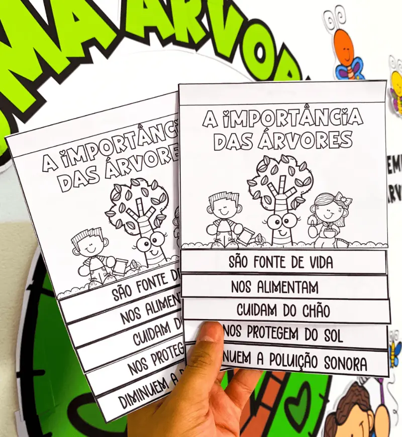 Kit Dia da Árvore em PDF para Educação Infantil e Anos Iniciais — amostra 3: Como usar o kit nas aulas